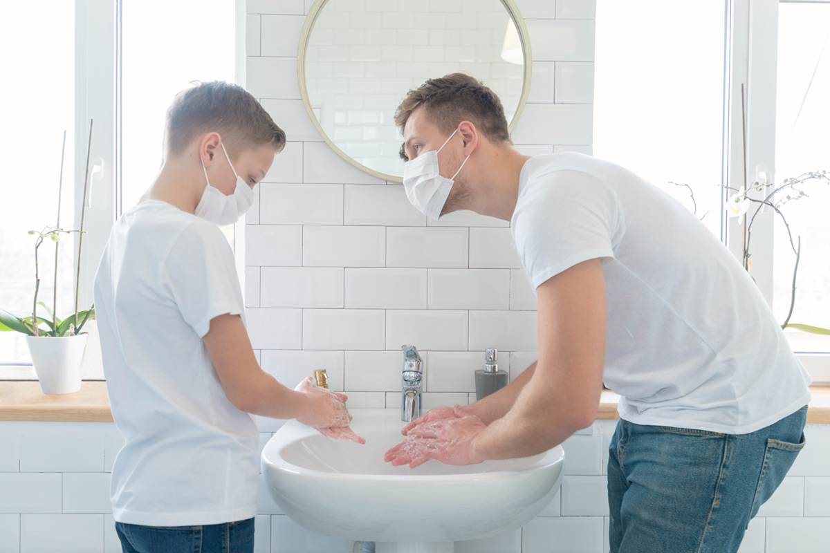 Black sludge in sink drain with mold and bacteria risks