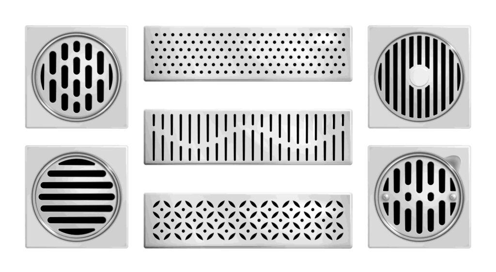 Floor Drain vs Floor Sink Comparison (Image showing differences in design)